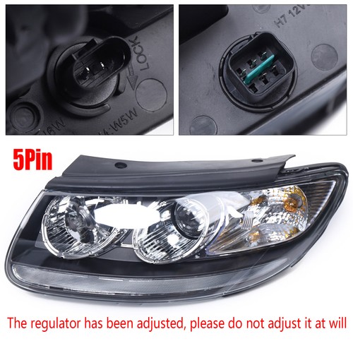 LH+RH Side For Hyundai Santa Fe 2007-2012 Pair Set Projector Headlights Assembly - Picture 6 of 15