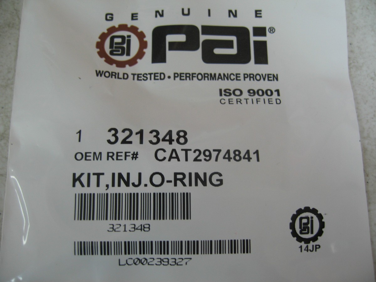 Caterpillar C7 Injector O-Ring Kit | 321348 | 297-4841 | 308-3422