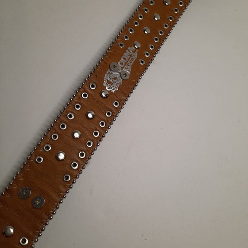 Nocona Belt Girls 20" Black Rhinestones Cross Silver Tone - Picture 17 of 17