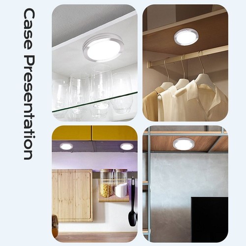 3000K/4000K/6000K Circular Led Lights Aluminium Exhibition Cabinet Lamp Closet - Picture 8 of 21