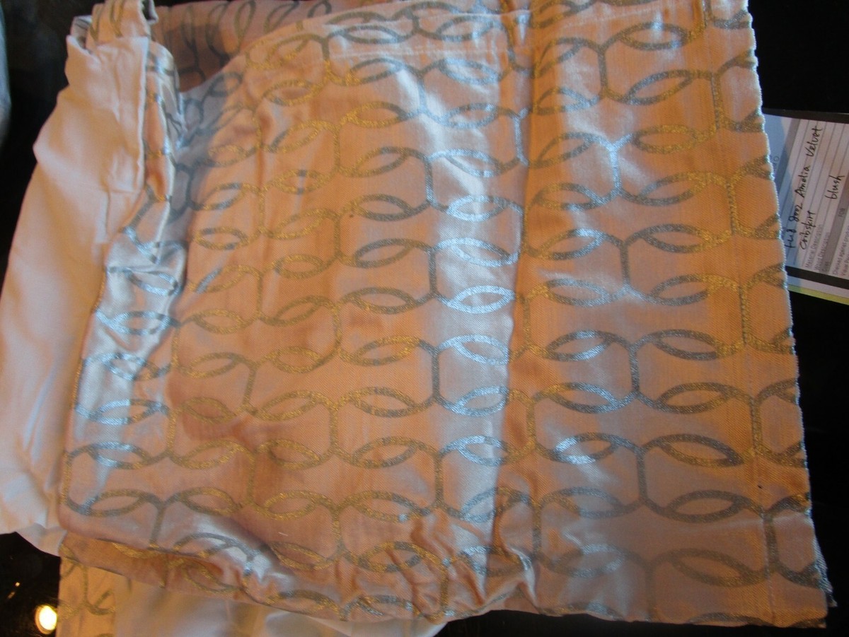 Pottery Barn Kids Amelia Velvet crib skirt dusty blush photo shoot