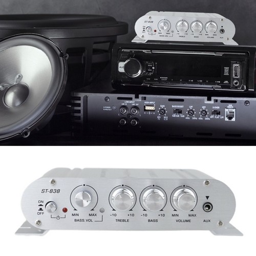 400 Watt 2.1 Channel Car Auto Audio Stereo Amplifier Speaker Power Class A/B Amp - Picture 10 of 12