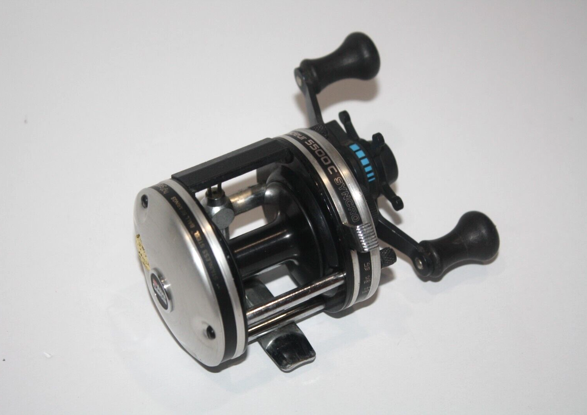 Abu Garcia Ambassadeur 5500 C Syncro Silver Fishing Reel Abu Garcia Ambassadeur 5500 C Syncro Silver Fishing Reel