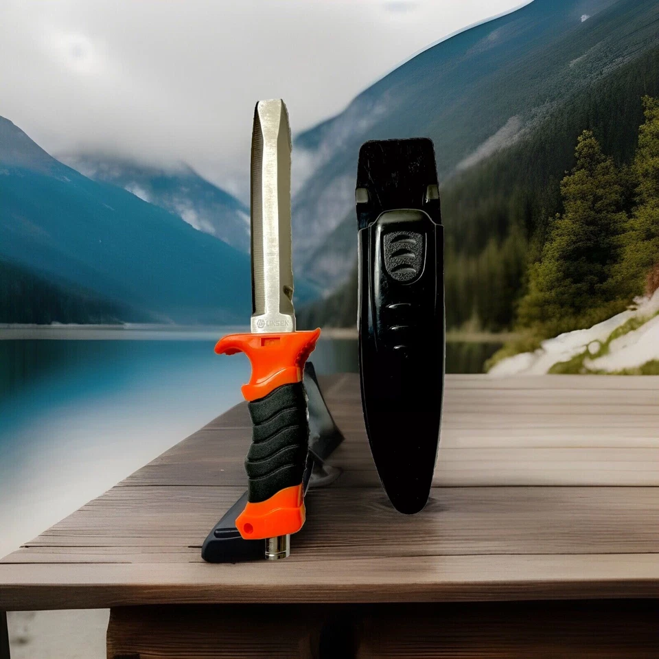 "Cuchillo - Cuchillo deportivo de caza - Longitud total 10,5"" - Longitud de hoja 5,5"" - Ancho de hoja 1""" Foto 2 de 2