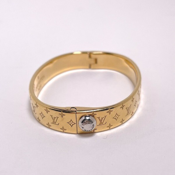 Louis Vuitton Nanogram Cuff Bracelet カフ ナノグラム M00251 LOUIS VUITTON Cuff nanogram Monogram Small size M00251