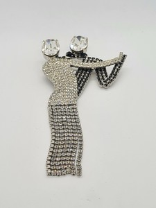 butler and wilson dancing couple brooch