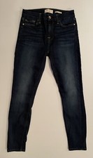 Jen 7 By 7 For All Mankind Women's Legging Jeans Ankle Sz 4 Dark Wash