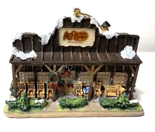 NWT Cracker Barrel Old Country Store Ornament Rockers Snow Front 2005 Old Logo