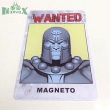Heroclix X-Men: Days of Future set Magneto DOFP-006 LE Wanted ID Card 