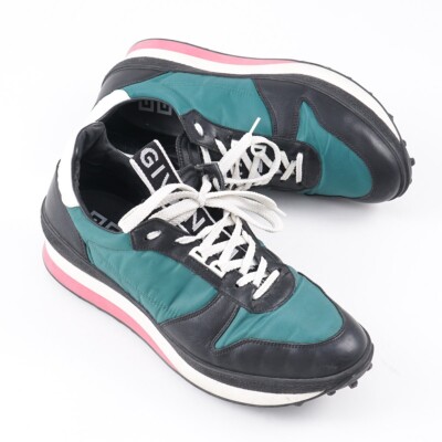Givenchy 'Active Runner' Low-Top Leather and Nylon Sneakers US 10 (Eu 43) Shoes