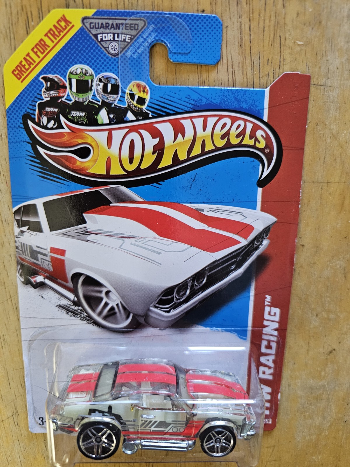 Hot Wheels '69 Chevelle, Clear; 2013 HW Racing Series 137/250