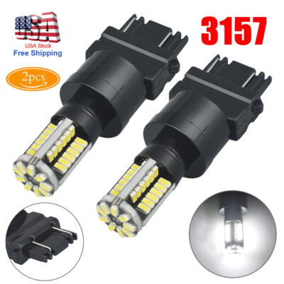 2X LED 3157 White Daytime Running Bulb Light For DRL 00-07 Chevy - Foto 5