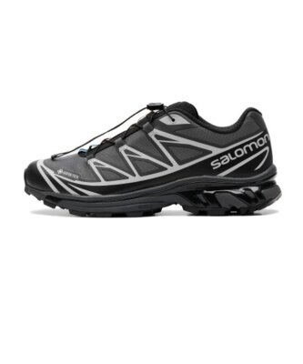 New Salomon XT-6 GTX Shoes - Black/ Lunar Rock (L41663500 New Salomon XT-6 GTX Shoes - Black/ Lunar Rock (L41663500