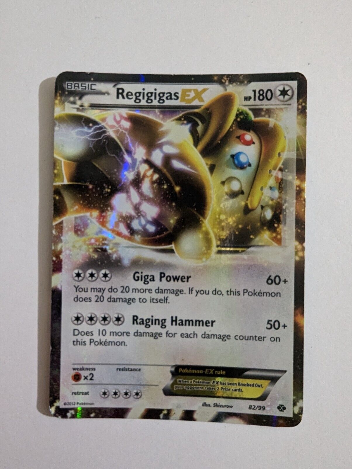 Pokemon Card TCG HOLO Rare Regigigas EX Destinies