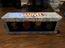 Funko POP Drinking GLASSES Marvel Thor Spider-Man Iron Man Captain America NEW