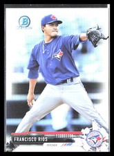 Francisco Rios 2017 Bowman Draft #BDC-96    Chrome Refractor Toronto Blue Jays