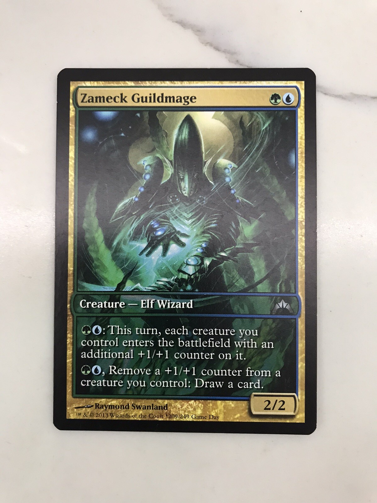 Zameck Guildmage Promo Full Art MTG Magic the Gathering Card NM Mint Gatecrash