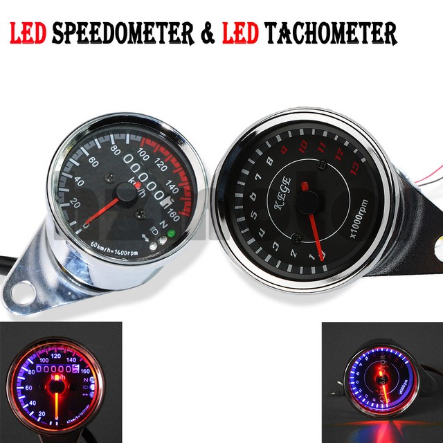 Motorcycle LED Odometer Speedometer Tachometer Gauge for Victory V92