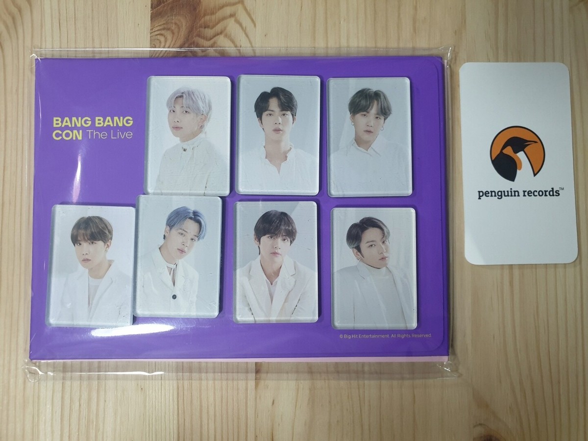 BTS - BANG BANG CON BBC THE LIVE OFFICIAL MD PHOTO MAGNET SET | eBay