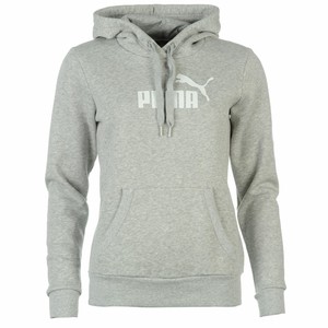 puma grey hoodie womens