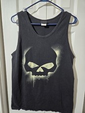 2005 Harley-Davidson Black 2side Tank Top shirt Nassau Bellmore NY M AK Stratman