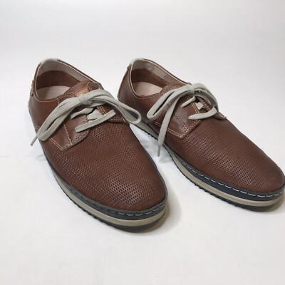 Pikolinos Lace Up Shoes Mens 41 / US 8 Brown Leather Comfort Oxford Pikolinos Mens US 8 EU 41 Brown Perforated Leather Casual  main image 4
