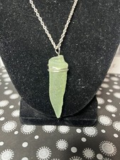 Real Genuine Sea Glass Wire Wrapped Pendant Necklace Aqua Green Necklace Ooak