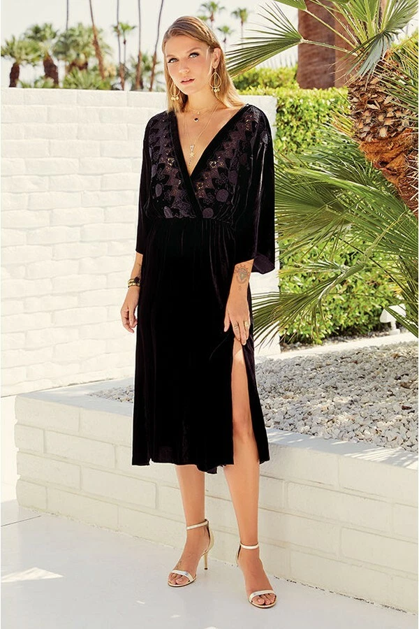 Johnny was top wrap dress