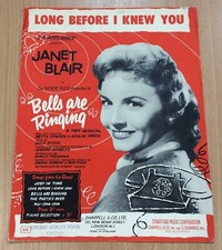 Vintage Noten - Long Before I Knew You From Bells Are Belling