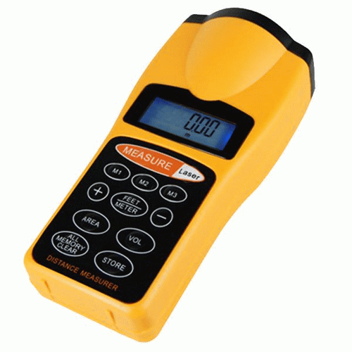 New Digital LCD Ultrasonic Distance Measure Meter Laser Pointer 386 - Imagen 1 de 9