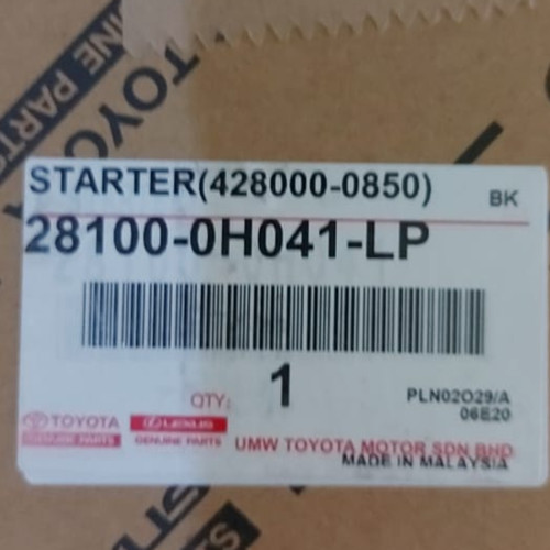 Genuine Starter Motor Toyota Harrier Alphard Camry 28100-0H041-LP OEM Denso - Foto 2 di 6