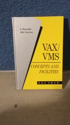 #ad VAX VMS Concepts and Facilities by Jay Shah Hardcover 1989 McGraw Hill Prog… $15.00