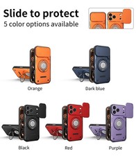 Magnetic Phone Case Ring Holder Cover For iPhone 17 16 Google Samsung Galaxy A27