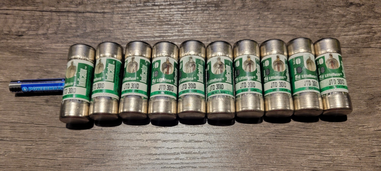 Littelfuse JTD-30ID 30Amp 600V Time-Delay Fuse *Bulk Pack of 10*