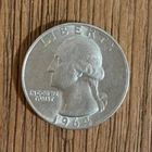90% Silver Washington Quarter, Year 1964, Single Coin