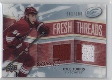 2008-09 Upper Deck Ice Fresh Threads PETG 81/100 Kyle Turris #FT-KT 1s7