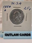 1950-D WASHINGTON US QUARTER 25 CENTS SILVER COIN