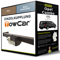 Starre AnhäNgerkupplung für Opel Combo 06.2018-Jetzt Typ K9 Towcar NEU