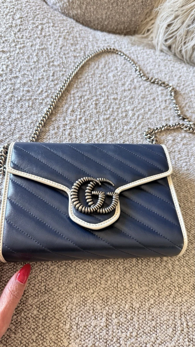 Gucci Shoulder Bag Blue Bags & Handbags for Women for sale | eBay