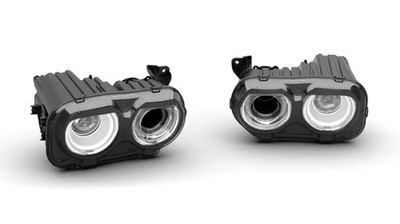 15-20 Challenger Illuminated Air Catcher Headlamp Kit Direct Connection HID