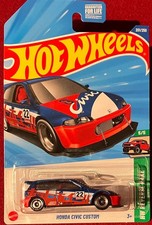 HOT WHEELS HONDA CIVIC CUSTOM BLUE 201/250. SEE COMBINED OFFERS 