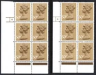 1977 MACHIN 50p CYLINDER  BLOCKS, FINE UNMOUNTED MINT (MNH)