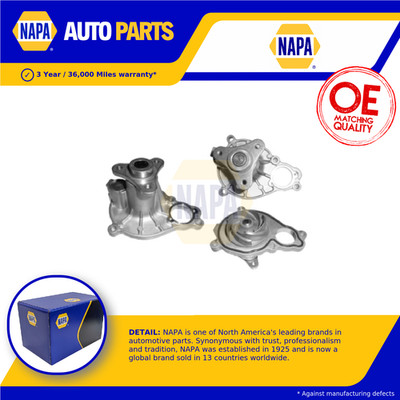 Water Pump fits BMW 220 F22, F23 2.0 15 to 21 B48B20A Coolant NAPA 11518575695