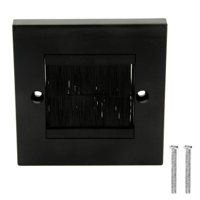 86 Type Brush Wall Plate Cable Pass Through Wire Hider For Socket Switches