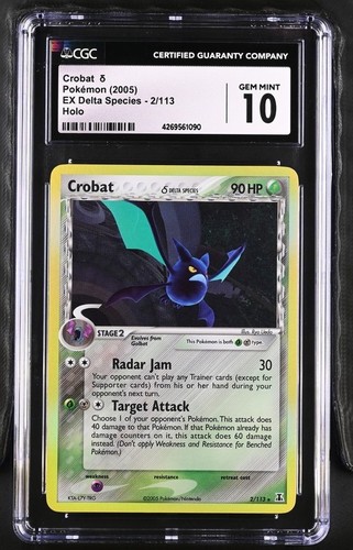 Crobat δ graded CGC 10 for sale on eBay