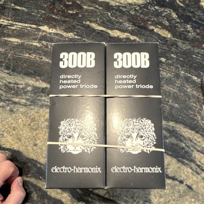 Electro-Harmonix 300B Vacuum Tubes   Lot of 4   Excellent Condition   In Boxes 