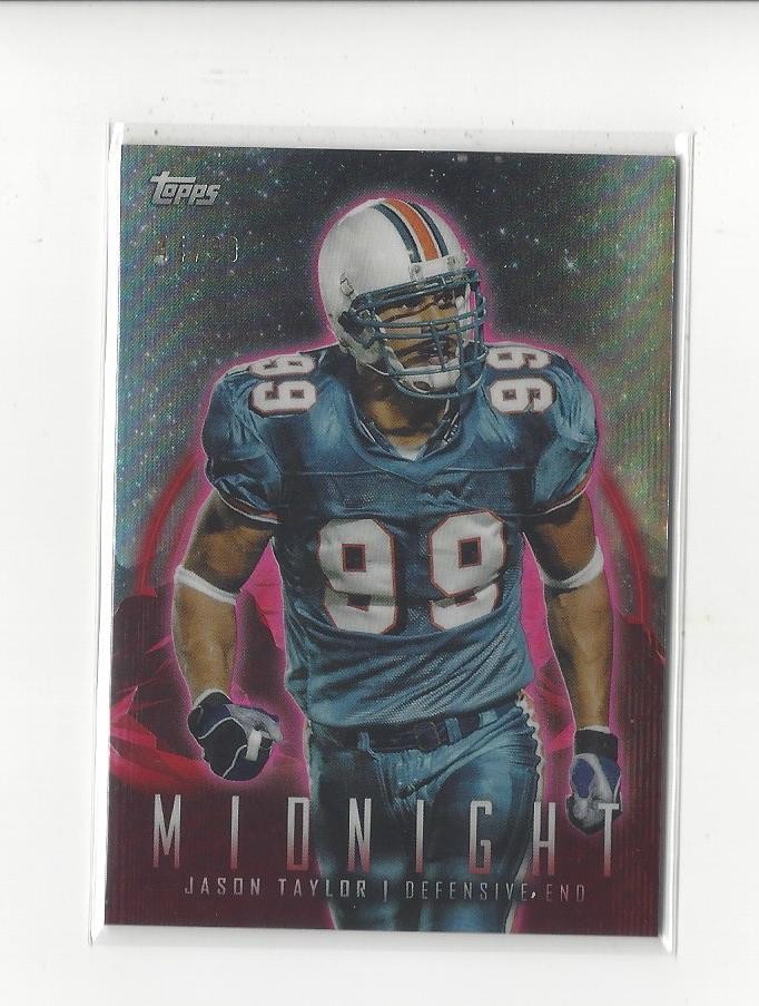 2023 Topps Composite Midnight Twilight #326 Jason Taylor Dolphins /99