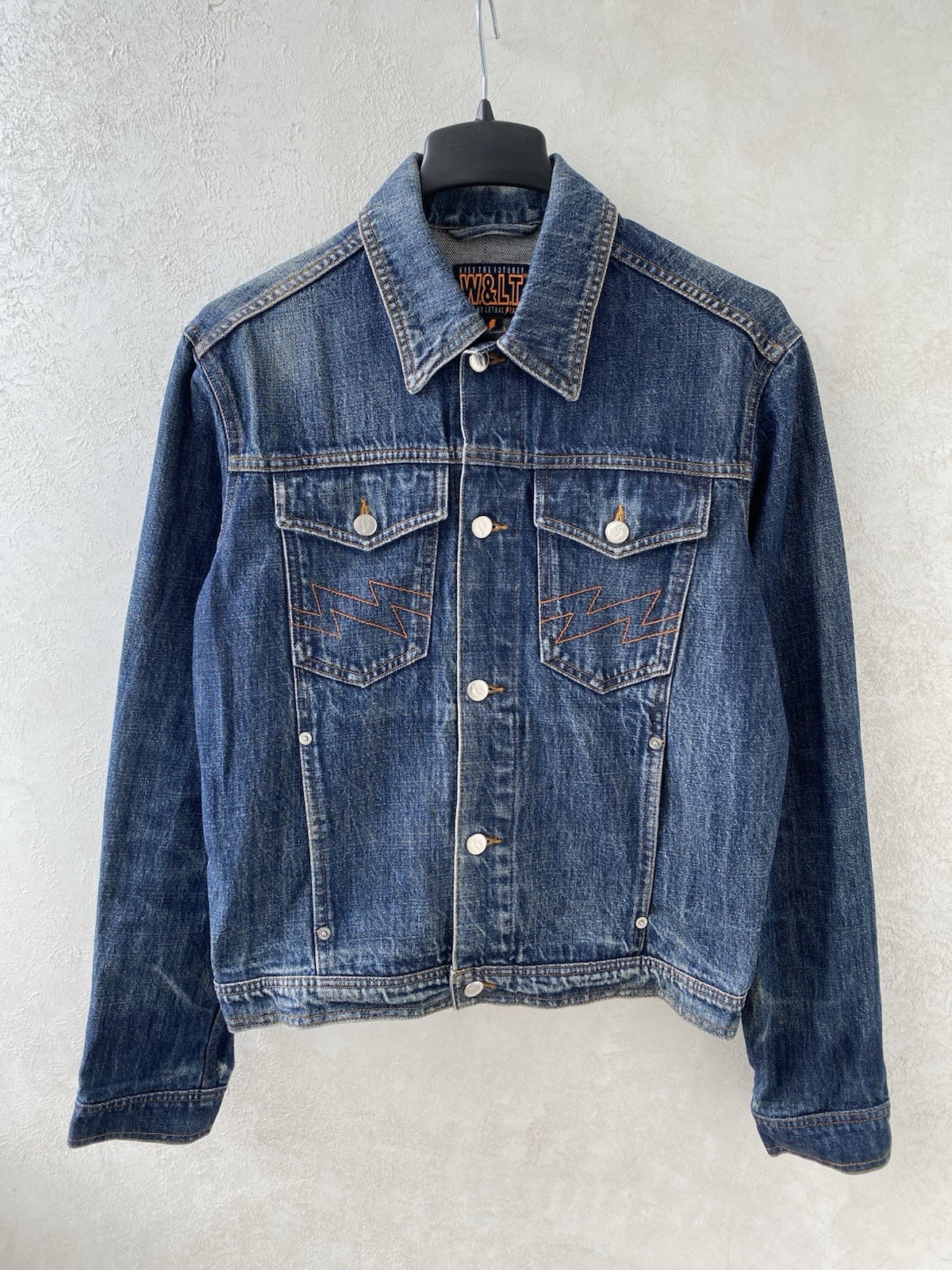 Walter Van Beirendock Vintage Rare Kiss The Future W&LT Denim Jacket size S