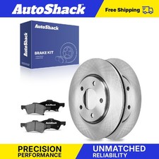 Front Brake Rotors Ceramic Pads for 2001-2007 Dodge Grand Caravan