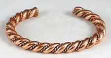 1 Pc Pure Copper Bangles Men Women Bracelet Bangle, Healing Bangle Cuff Solid